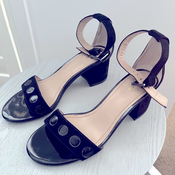 Mimco Black Suede Shoes - Size 37 - Picture 3 of 13